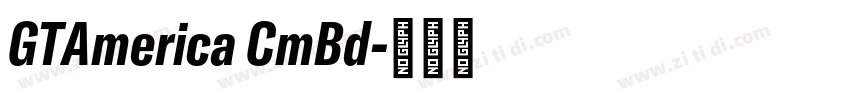 GTAmerica CmBd字体转换